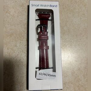 NWT Elegant Burgundy Smart Watch Band